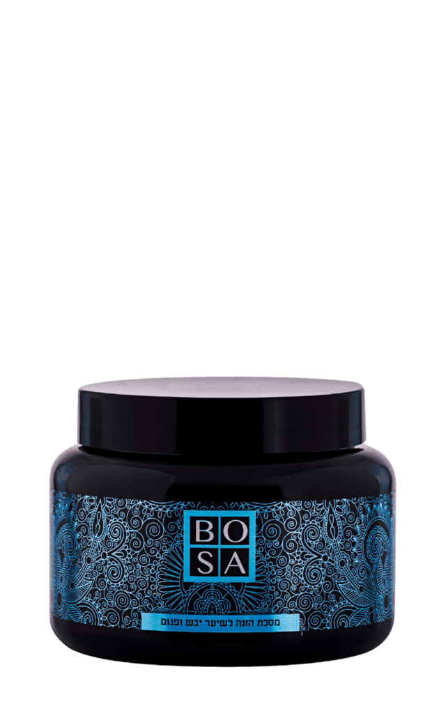 מסכת הזנה לשיער יבש ופגום מסדרת BOSA.