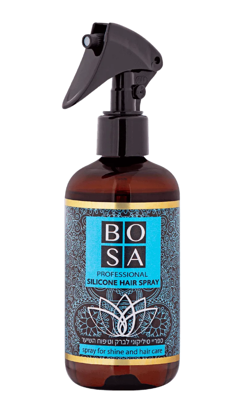 ספריי סיליקון לשיער מסדרת BOSA.